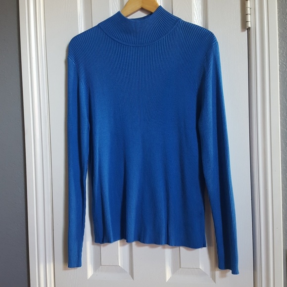 Nordstrom Tops - Nordstrom Top 2X 100% Silk Blue
